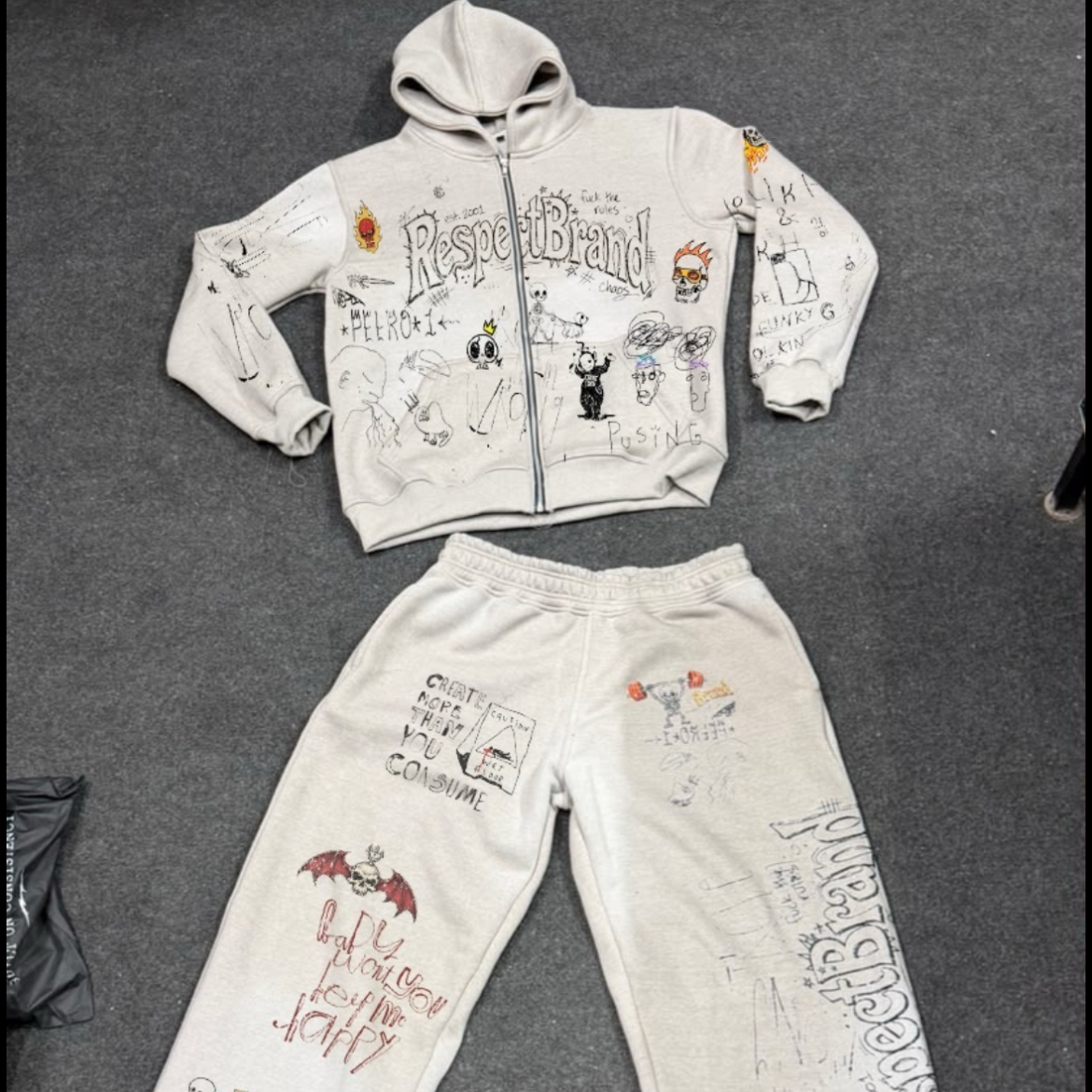 RESPECT BLUEPRINT SWEATSUIT